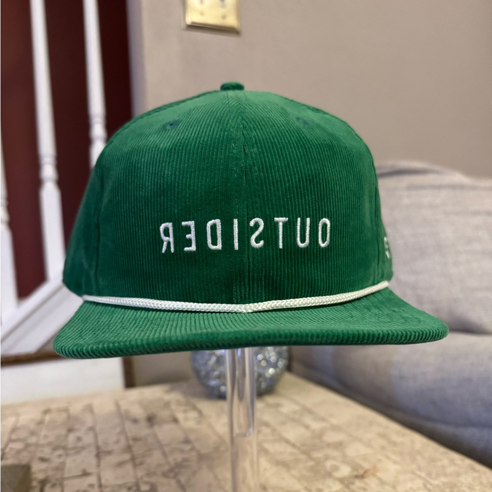 Outsiders Hat in Green Corduroy
